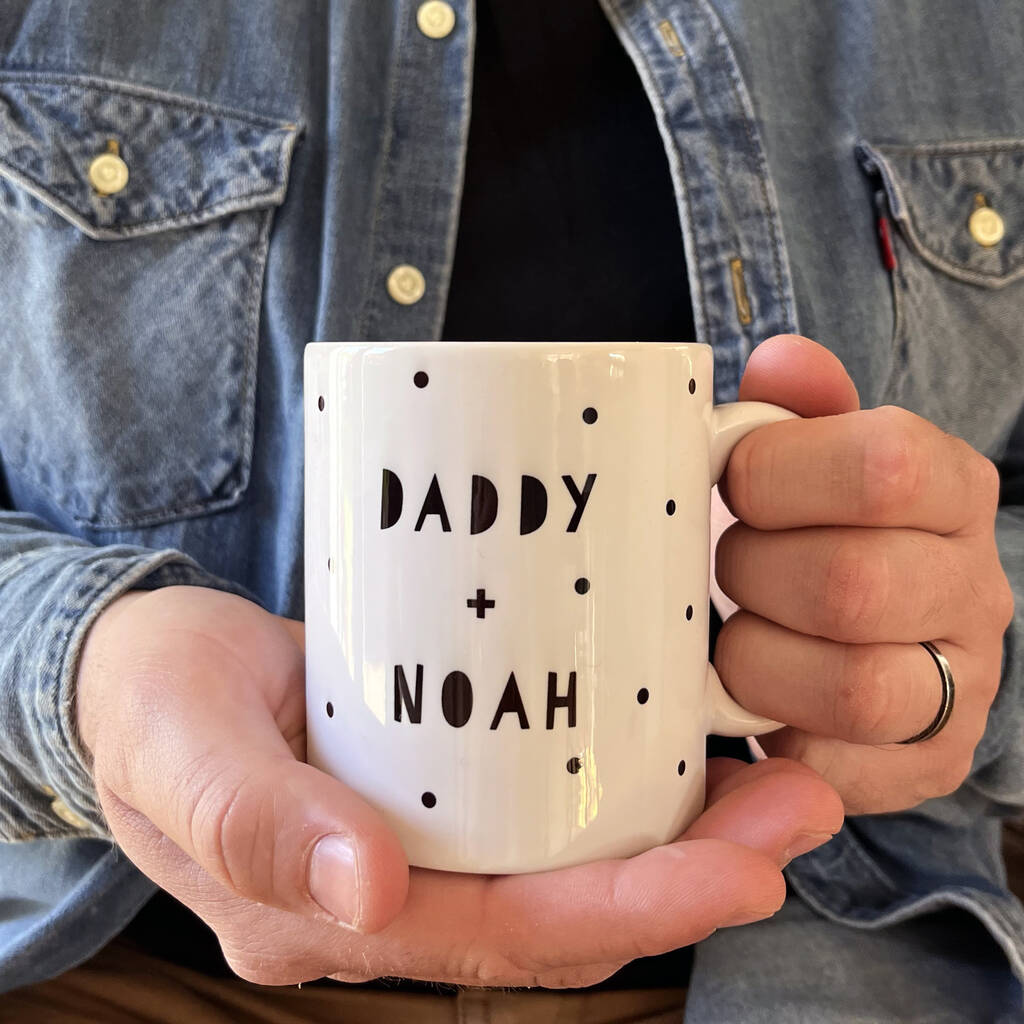 Personalised Mummy / Daddy + Name Ceramic Mug, 1 of 5