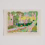 Running Art Print Woodland Park Run Scene Poster, thumbnail 4 of 10
