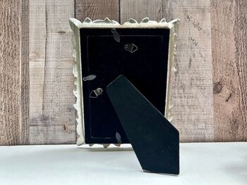 Silver Ornate Leaf Photo Frame 6x4 Portrait / Landscape Gift, 4 of 8