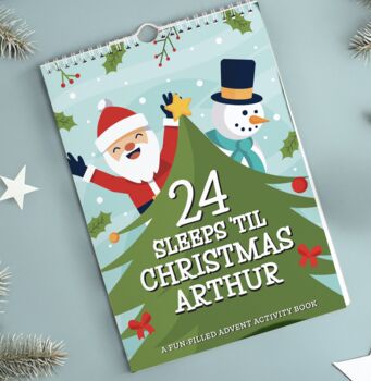 Personalised 24 Sleeps Christmas Activity Advent Calendar, 2 of 7