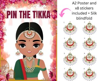 Pin The Tikka Asian Event Game, 2 of 7