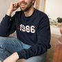 Men's Personalised Legend And 'Year' Sweatshirt, thumbnail 1 of 6