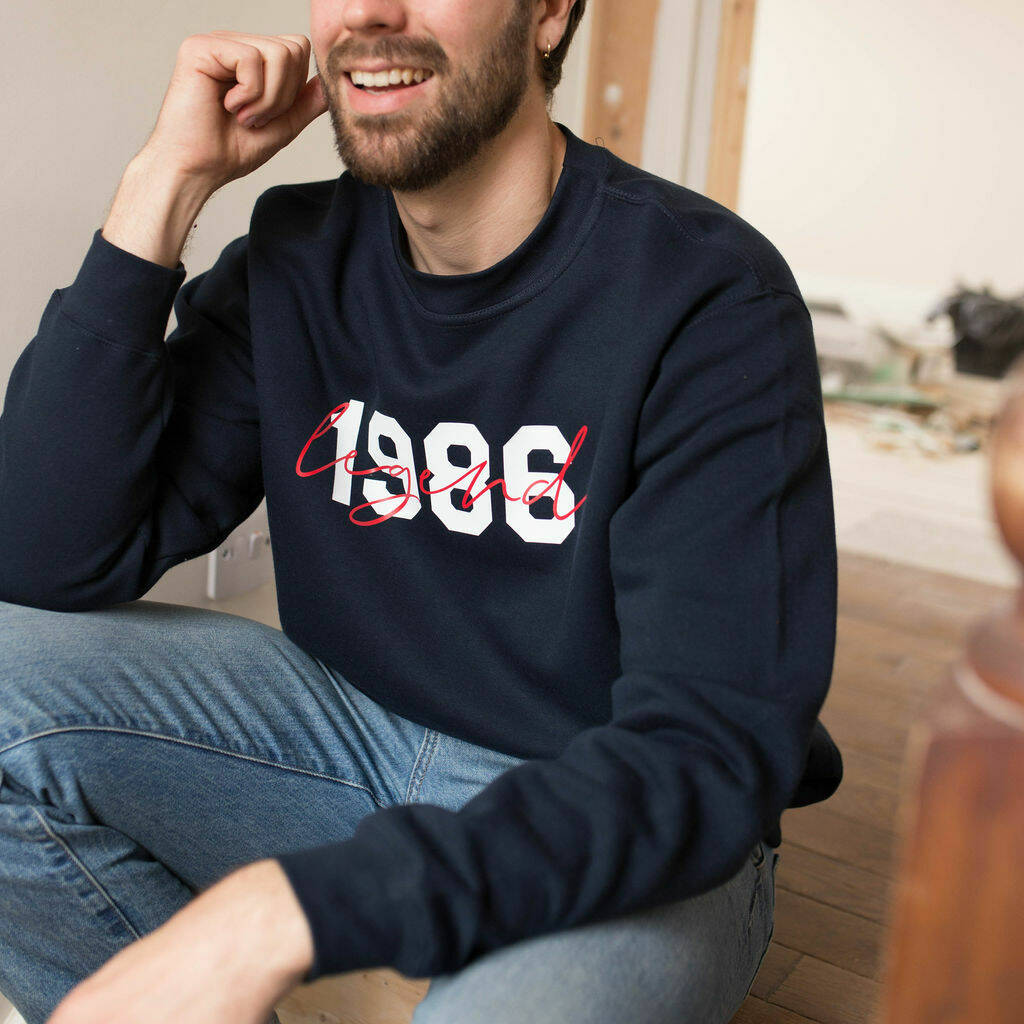 Men's Personalised Legend And 'Year' Sweatshirt, 1 of 6
