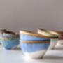 Set Of Four Porcelain Straight Mini Bowl, thumbnail 3 of 9
