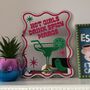 Wavy Edge Spicy Margarita Mirror, thumbnail 3 of 4