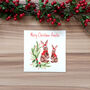 Personalised Rabbit Christmas Card, thumbnail 3 of 6