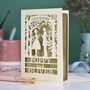 Personalised Papercut Couple Engagement Card, thumbnail 4 of 7