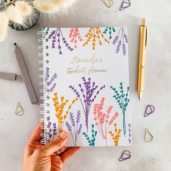 Personalised Student Planner | Choice Of Covers, 2 of 11