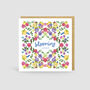 'Blooming Lovely' Floral Card, thumbnail 1 of 3