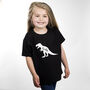 Personalised Kids Children's Dinosaur T Shirt, thumbnail 3 of 9