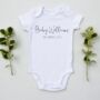 Baby Announcement Bodysuit, thumbnail 1 of 2