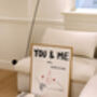 You And Me Retro Music Giclée Art Print, thumbnail 3 of 8