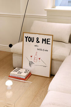You And Me Retro Music Giclée Art Print, 3 of 8