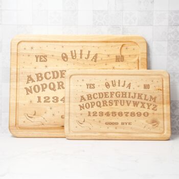 Engraved Wooden Ouija Chopping And Cheese Board, 3 of 4