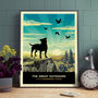 Scenic Staffordshire Bull Terrier Limited Edition Print, thumbnail 3 of 8