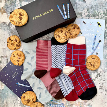 Women's Luxury Socks Birthday Gift Box, 2 of 6