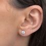 Birthday Gift Earrings Sterling Silver Stud Earrings Gift For Her Birthday, thumbnail 2 of 5