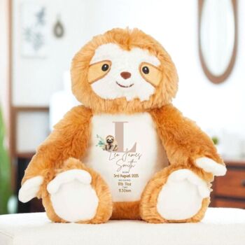 Newborn Personalised Soft Toy, 8 of 8