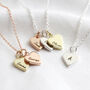 Personalised Family Names Heart Necklace, thumbnail 2 of 9