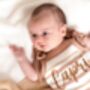 Striped Personalised Embroidered Summer Baby Romper, thumbnail 3 of 5