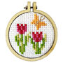 You Grow Girl! Mini Matchbox Cross Stitch Kit, thumbnail 3 of 6