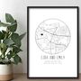 Personalised Where We First Met, Location Gift Print, thumbnail 7 of 9