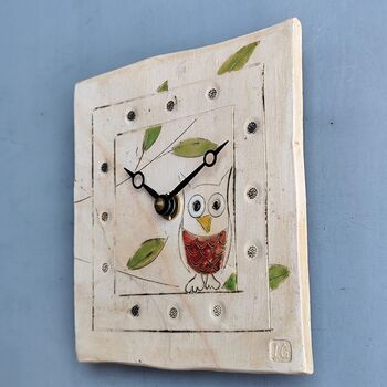 Owl Small Wall Clock, 4 of 6