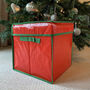 Set Of Two Xmas Bauble Storage Boxes And Gift Wrap Bags, thumbnail 3 of 7