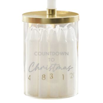 Personalised Family Christmas Candle Advent Calendar, 3 of 4