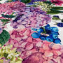 Hydrangea Floral Cushion Cover With Blue And Pink, thumbnail 2 of 7