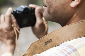 Personalised Leather Camera Strap, 2 of 10