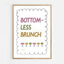 Bottomless Brunch Print, thumbnail 6 of 8