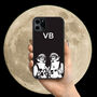 Space Cat Astronauts iPhone Case Personalised, thumbnail 1 of 2