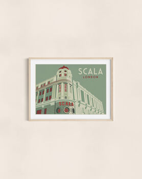 Scala London Travel Poster Art Print, 2 of 6