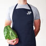 Personalised Initials Apron: Collegiate Style Gift, thumbnail 3 of 12