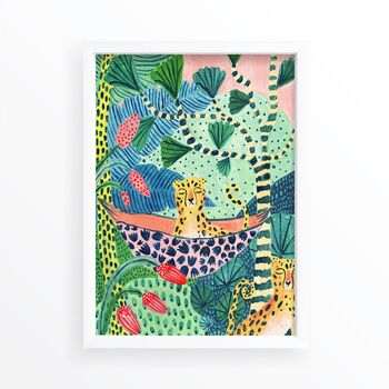 Jungle Leopards Art Print, 3 of 6