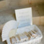White Wedding Fans – Pack Of 10, thumbnail 1 of 4