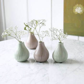 Ceramic Coloured Bud Vase, 3 of 5