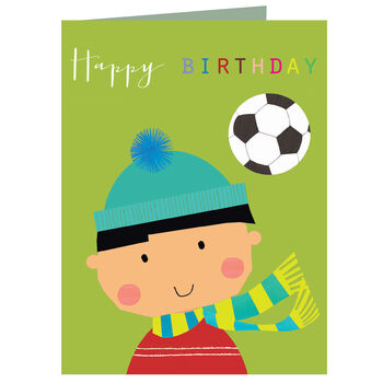 Mini Football Birthday Card, 2 of 4