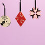 Star | Wooden Christmas Tree Decoration, thumbnail 3 of 3