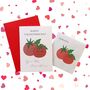 You're My Pomme D'amour Valentine Card And Tomato Seeds, thumbnail 1 of 4