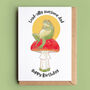 Personalised Grumpy Frog Birthday Or Father's Day Card, thumbnail 1 of 3