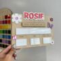 Personalised 'First Day Of' Butterfly Reusable Whiteboard Sign, thumbnail 1 of 2