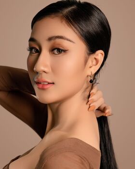 Aurora Rhombus Obsidian Earrings, 8 of 11