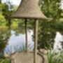 Hanging Bird Feeder In Aged Finish, thumbnail 4 of 7