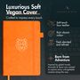 Orange Tiger A5 Journal With Strap, Bookmark And Pen Holder, thumbnail 2 of 7