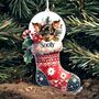 Personalised Manchester Terrier Stocking Bauble, thumbnail 2 of 2