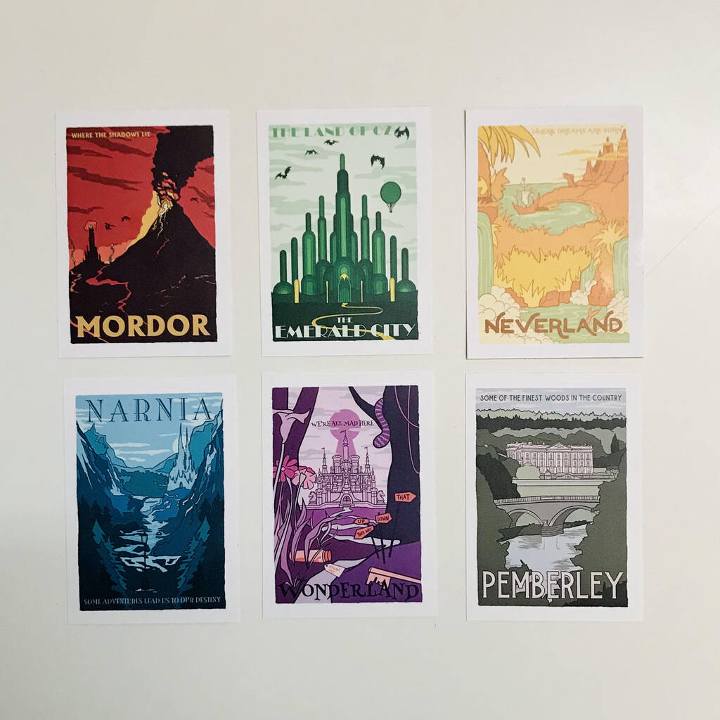 Mordor Fictional Travel Sticker By Bookishly