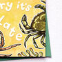 Funny Belated Birthday Card, thumbnail 5 of 5