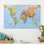 World Canvas Map Print, thumbnail 3 of 6